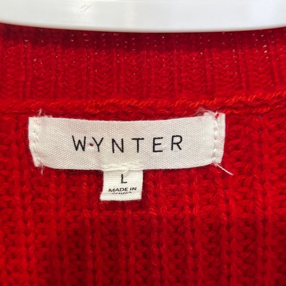 Sweater Red, Black and White Striped crew neck - Picture 2 of 4